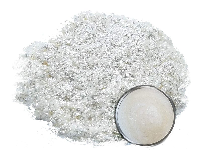 Eye Candy Pigments Premium White Mica Powder - Airi White (50gr) - for Epoxy, Resin, Soap, Paint, Woodworking, Acrylic Pouring, Bath Bombs, Fishing Lures - DIY Arts and Crafts Additive - Image 5